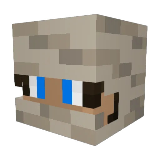 klevik5 Minecraft avatar head, 3D render