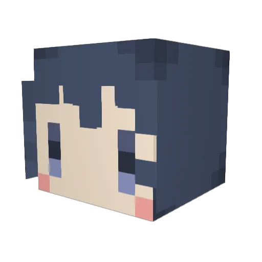 klikli Minecraft avatar head, 3D render