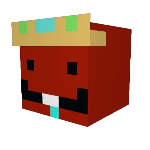 klimbos_2k Minecraft avatar head, 3D render