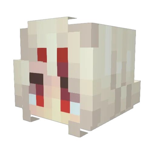 klingeling1 Minecraft avatar head, 3D render