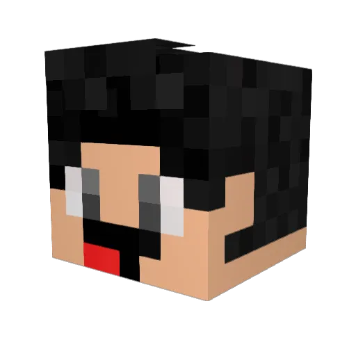 klisman_ Minecraft avatar head, 3D render