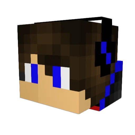 klissmun Minecraft avatar head, 3D render