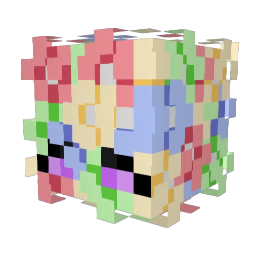 klkl1007 Minecraft avatar head, 3D render