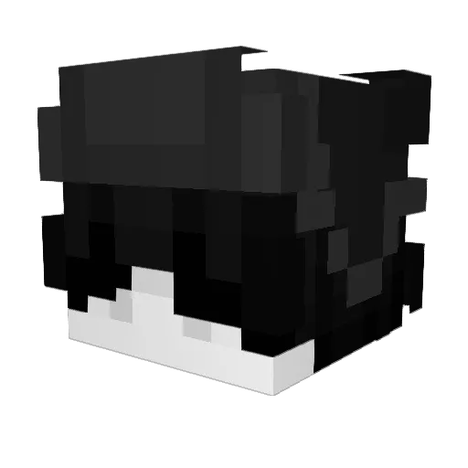 kllout Minecraft avatar head, 3D render
