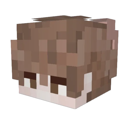 klm109 Minecraft avatar head, 3D render