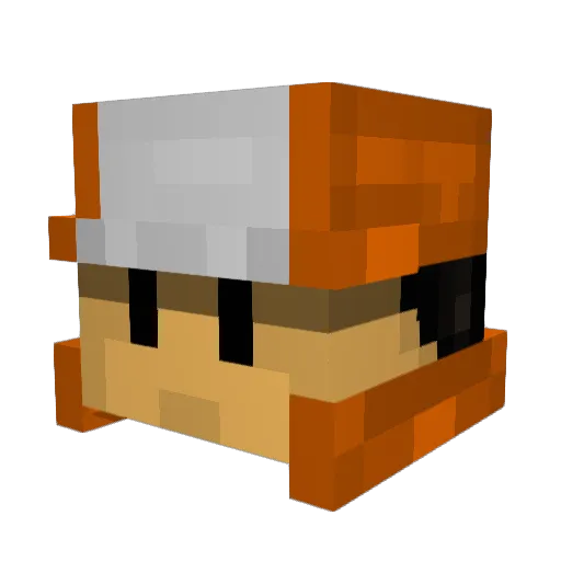 klmdu32 Minecraft avatar head, 3D render