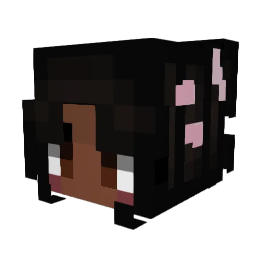 kloaniii Minecraft avatar head, 3D render