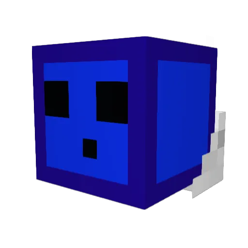 klokko Minecraft avatar head, 3D render