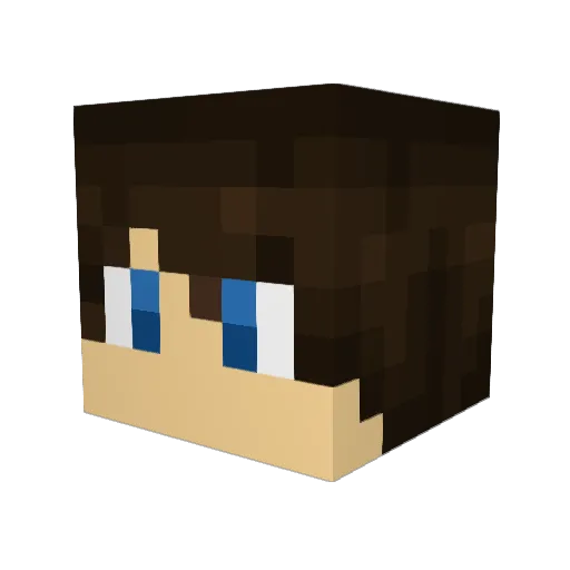 kloko1 Minecraft avatar head, 3D render