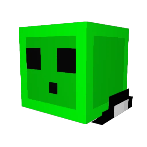 klondlke Minecraft avatar head, 3D render