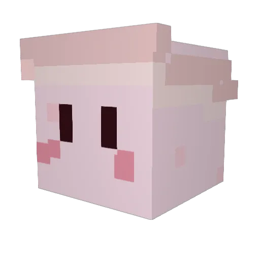 klopy7654 Minecraft avatar head, 3D render