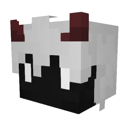 klor1d Minecraft avatar head, 3D render