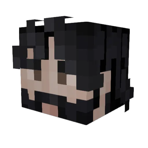 klorup Minecraft avatar head, 3D render