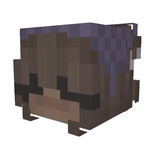 klowdie Minecraft avatar head, 3D render