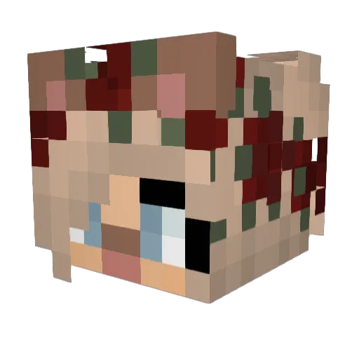 klowe007 Minecraft avatar head, 3D render