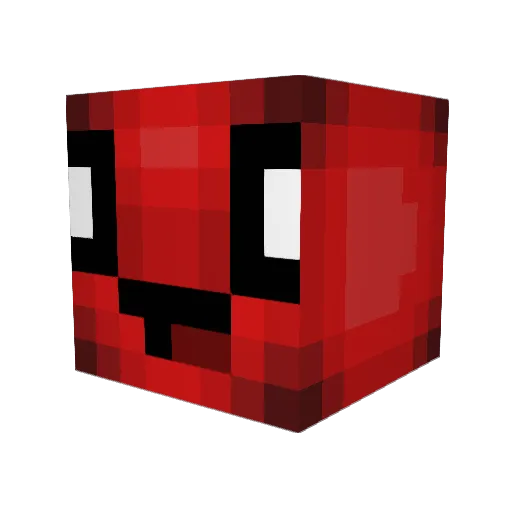 klstix Minecraft avatar head, 3D render