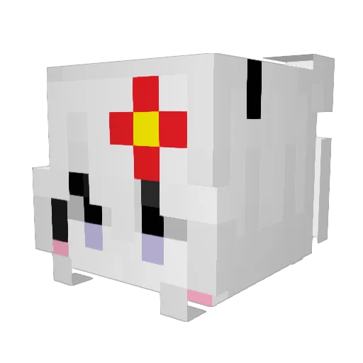 kltiely Minecraft avatar head, 3D render