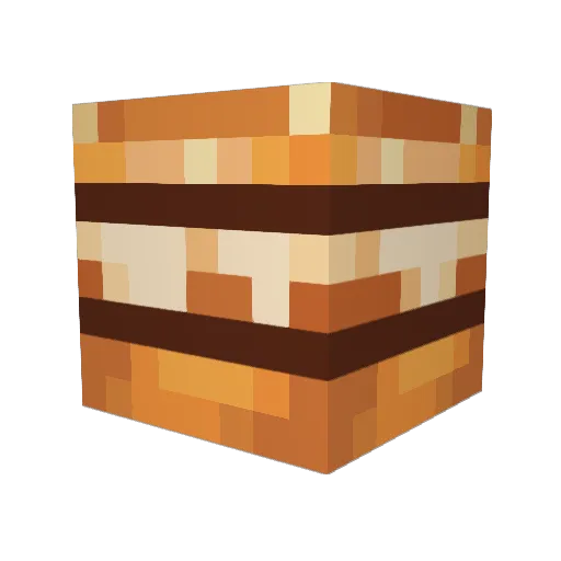 klubicek Minecraft avatar head, 3D render