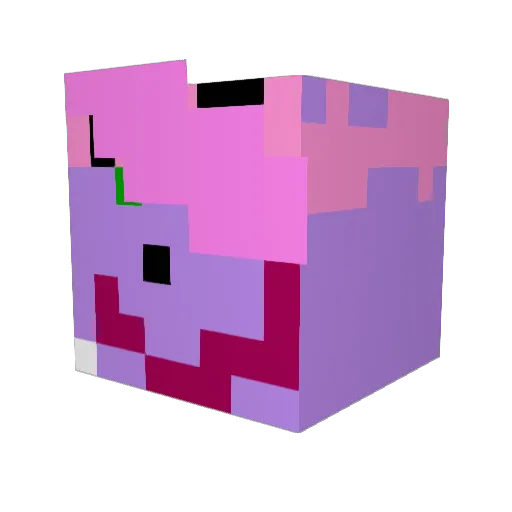kluska19 Minecraft avatar head, 3D render