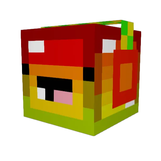 klutch11149 Minecraft avatar head, 3D render