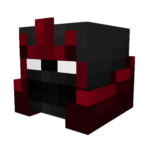 klvvcu Minecraft avatar head, 3D render