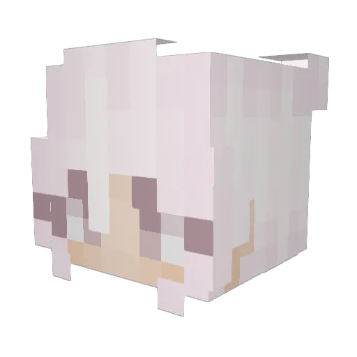 klynnx Minecraft avatar head, 3D render