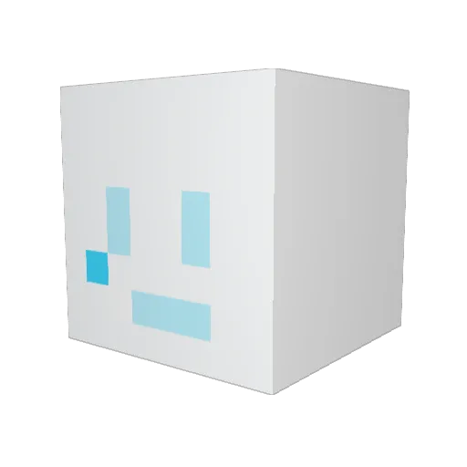 klypths Minecraft avatar head, 3D render