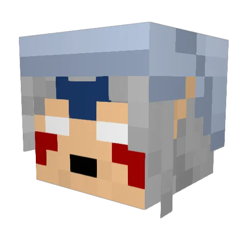 kman1570 Minecraft avatar head, 3D render