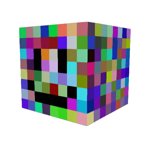 kman60 Minecraft avatar head, 3D render