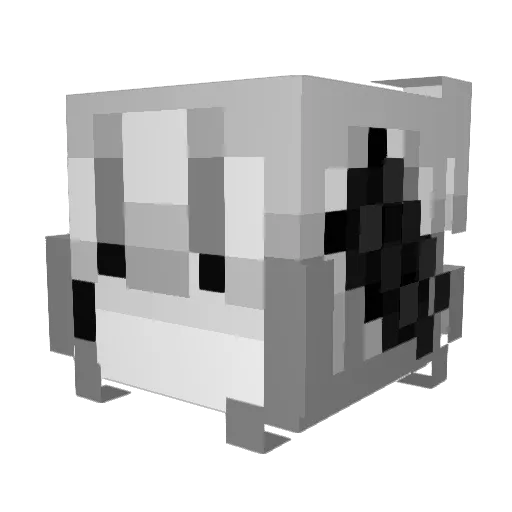 kmcaz Minecraft avatar head, 3D render