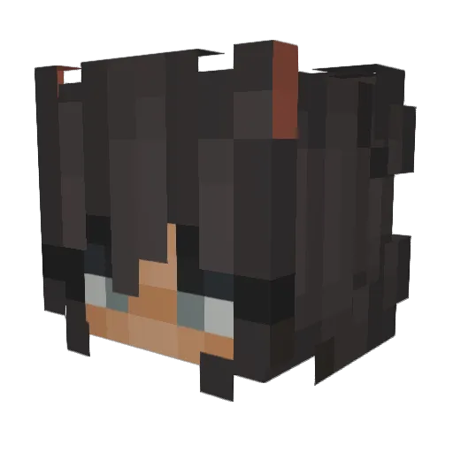 kmei1210 Minecraft avatar head, 3D render