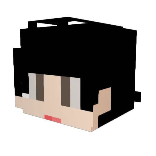 kmh2003 Minecraft avatar head, 3D render
