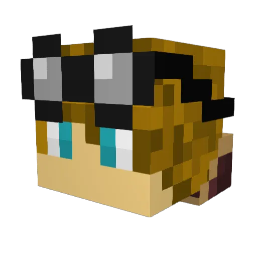 kmh2013 Minecraft avatar head, 3D render