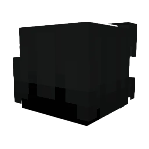 kmjuba Minecraft avatar head, 3D render