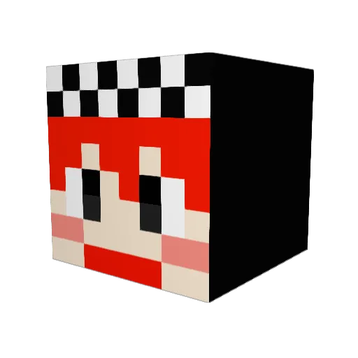 kmlee2017 Minecraft avatar head, 3D render