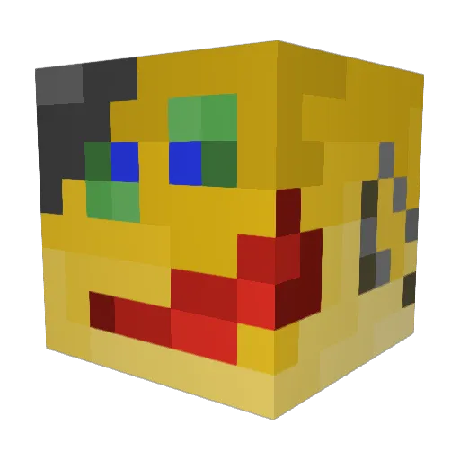 kmrich12 Minecraft avatar head, 3D render