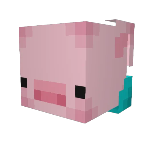 kms718 Minecraft avatar head, 3D render