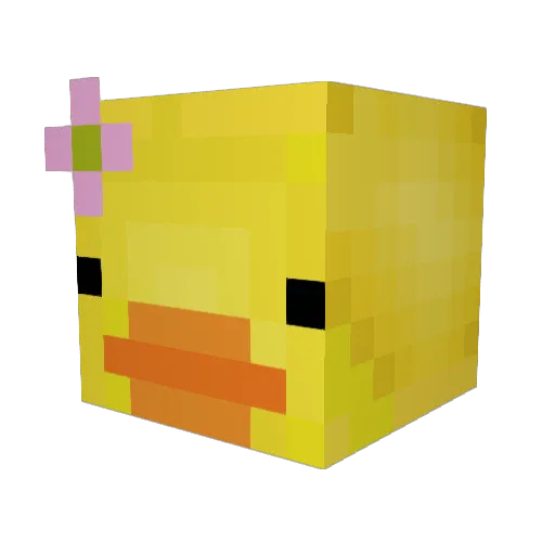 kmucha Minecraft avatar head, 3D render