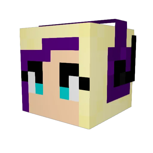 kmv136 Minecraft avatar head, 3D render