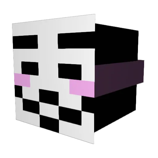 kn0x88 Minecraft avatar head, 3D render