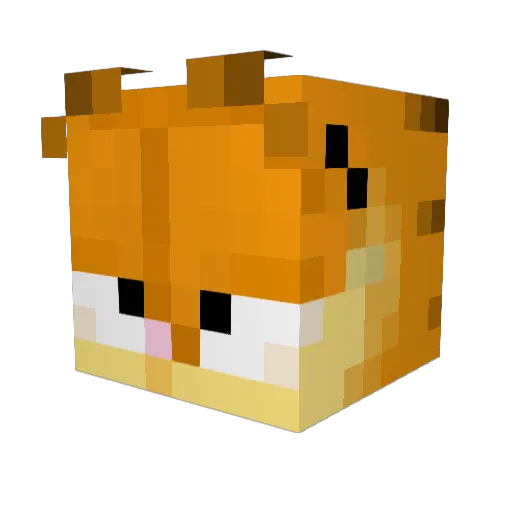 kn3380n3 Minecraft avatar head, 3D render