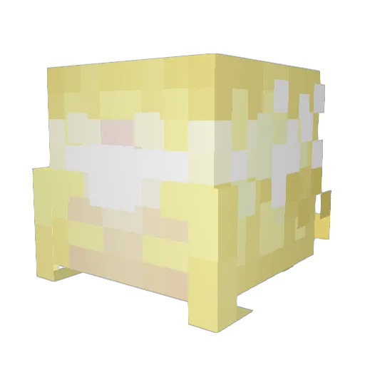 knacam Minecraft avatar head, 3D render