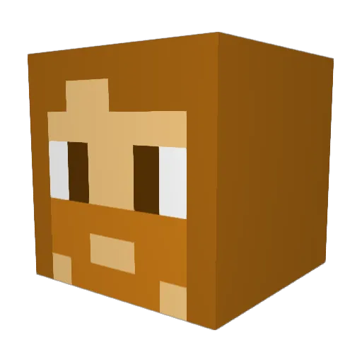 knakworst12 Minecraft avatar head, 3D render