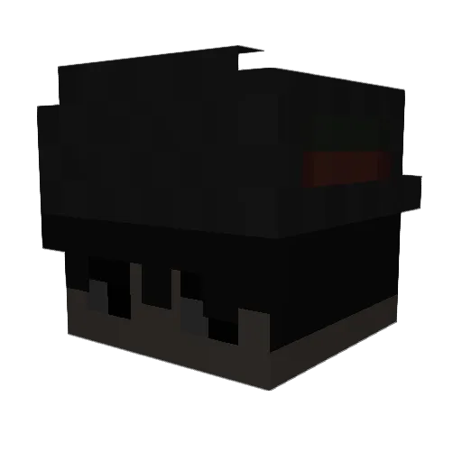 knarren Minecraft avatar head, 3D render