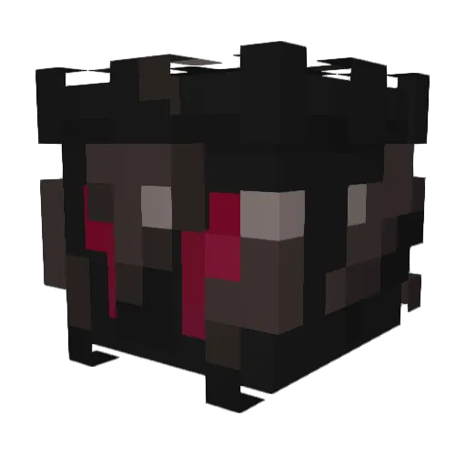 knavine Minecraft avatar head, 3D render