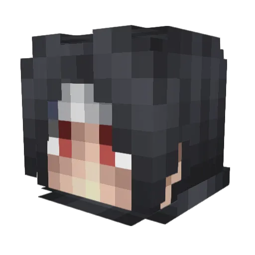 knda95 Minecraft avatar head, 3D render