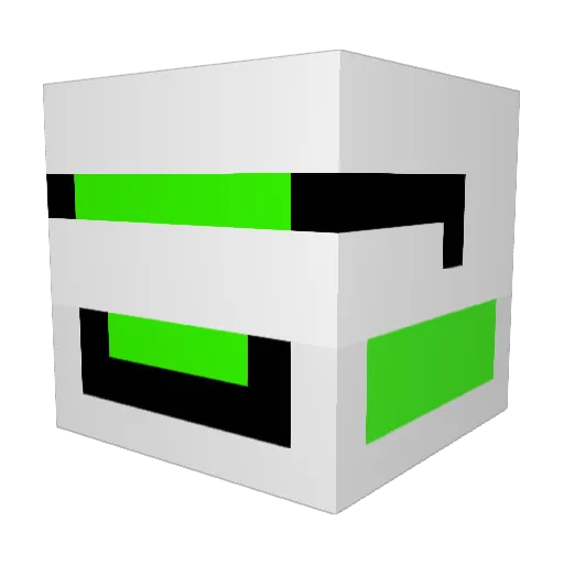 kndl7 Minecraft avatar head, 3D render