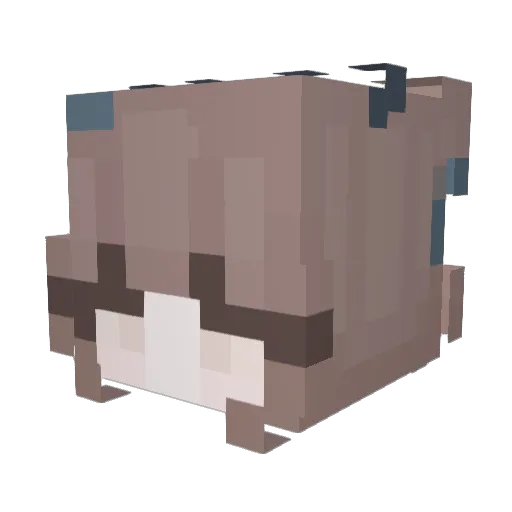 kndyzzz Minecraft avatar head, 3D render