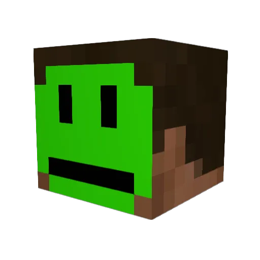 kneb18 Minecraft avatar head, 3D render