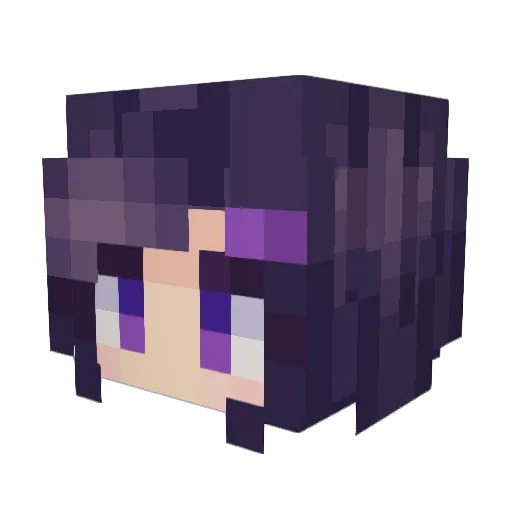 kneeblister Minecraft avatar head, 3D render